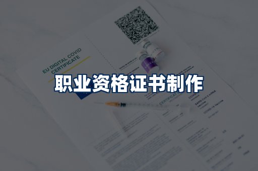 职业资格展示